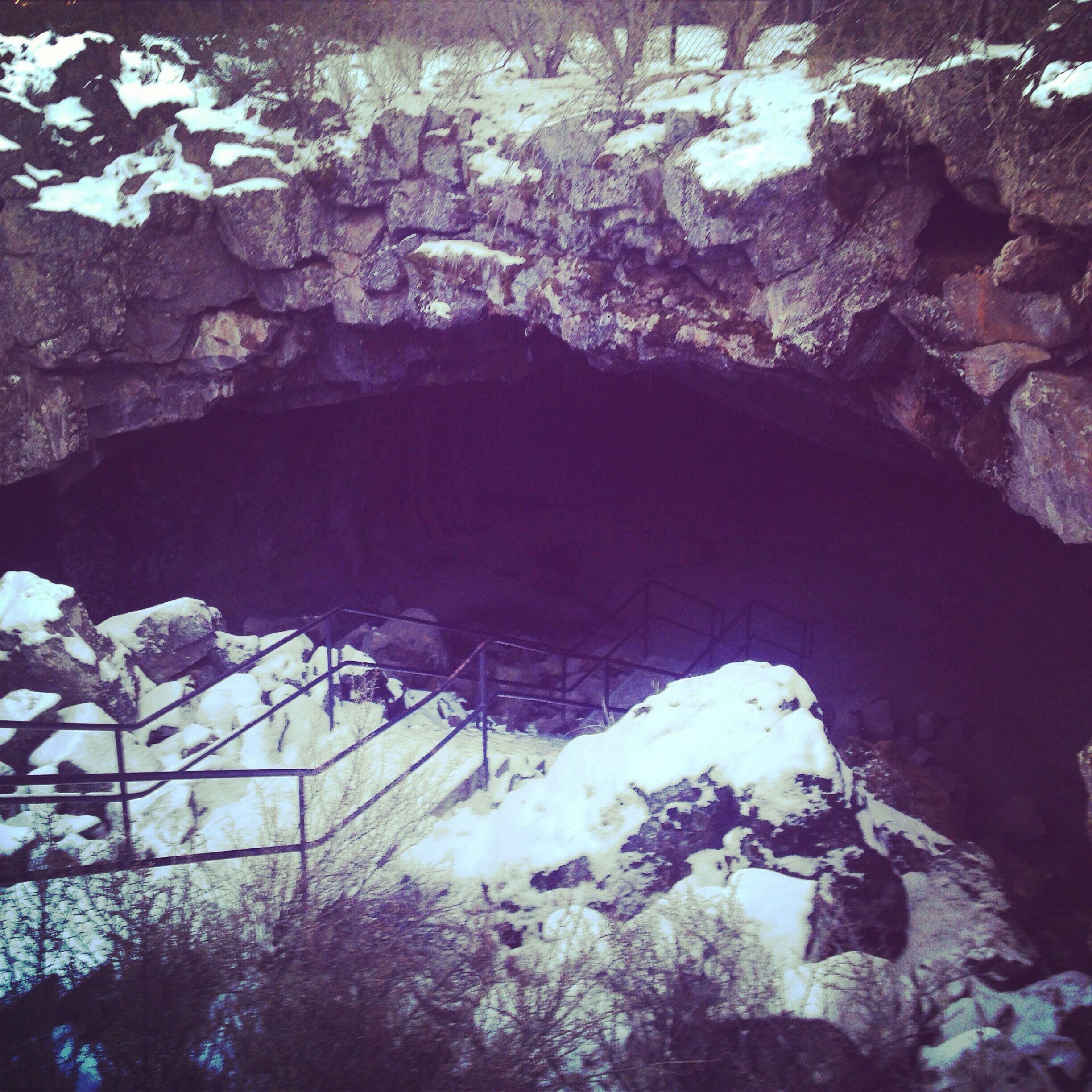 I wasn't prepared for what lies in these caves. Huge, and cold this time of year. The icicles are huge and it's definitely a must see. I walked half way in and decided to come back. I just wasn't ready lol! Not for those that fear the dark. I'll be back!   