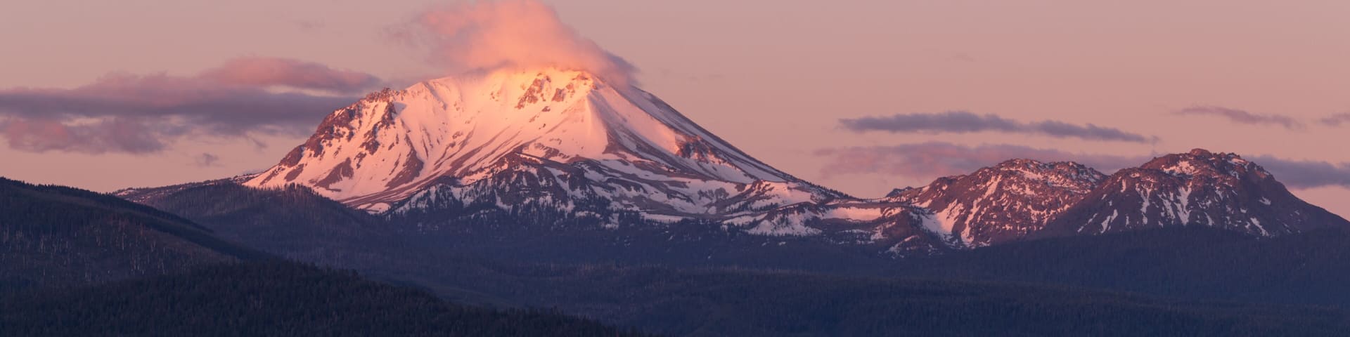 Sunrise On Lassen Peak