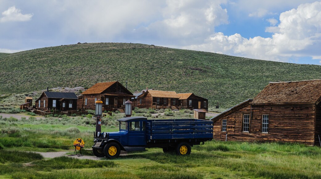 Historic Car in a Ghost Town