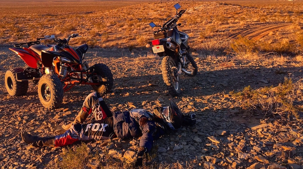 Dirtbikers paradise located in Mohave desert. Randsburg is a gold miners living ghost town. Thousands of dirt-bikers drive through Thanksgiving weekend !
