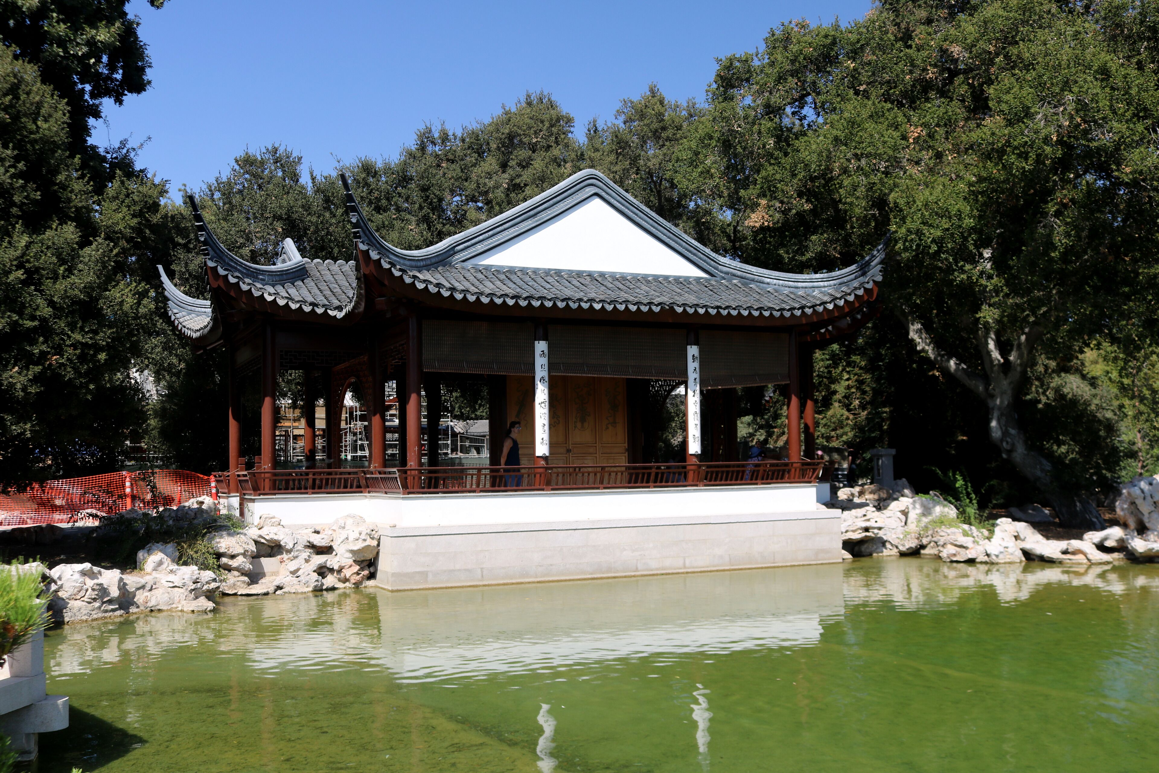 The Chinese garden beautiful  place