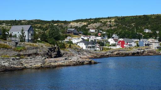 landscape along the the Baccalieu Trail; small fishing community of Brigus located along the Conception Bay, Newfoundland and Labrador; Canada
