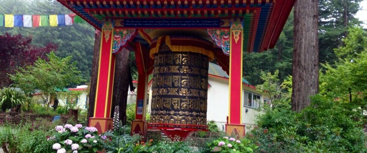Land of Medicine Buddha. Prayer Wheel