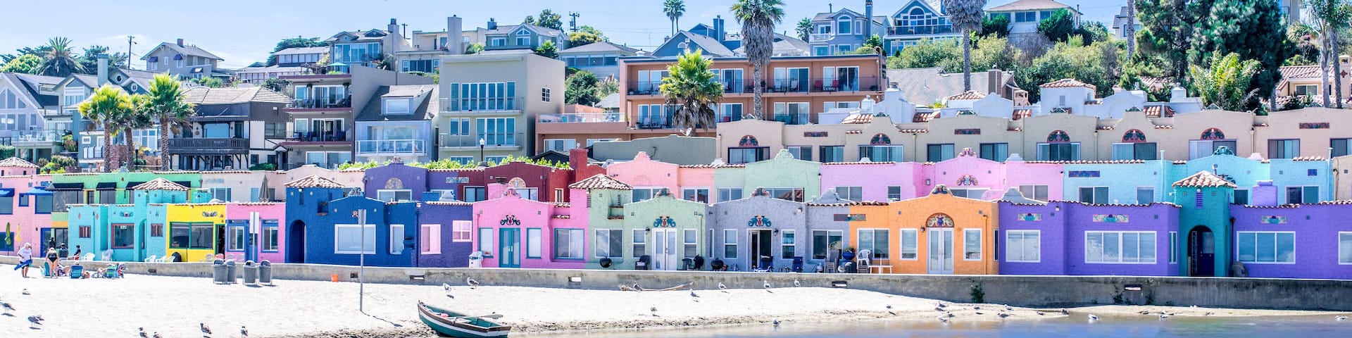 Capitola Village Reflections. Capitola, Santa Cruz County, California, USA.
