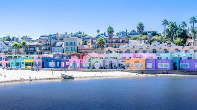 Capitola Village Reflections. Capitola, Santa Cruz County, California, USA.