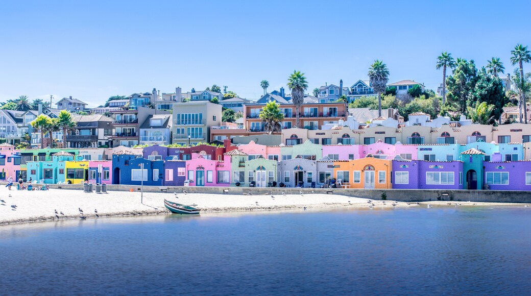 Capitola Village Reflections. Capitola, Santa Cruz County, California, USA.