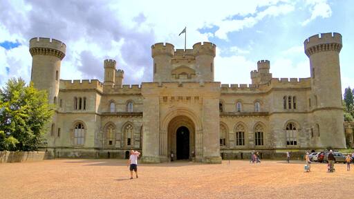 Eastnor Castle. The entrance front.