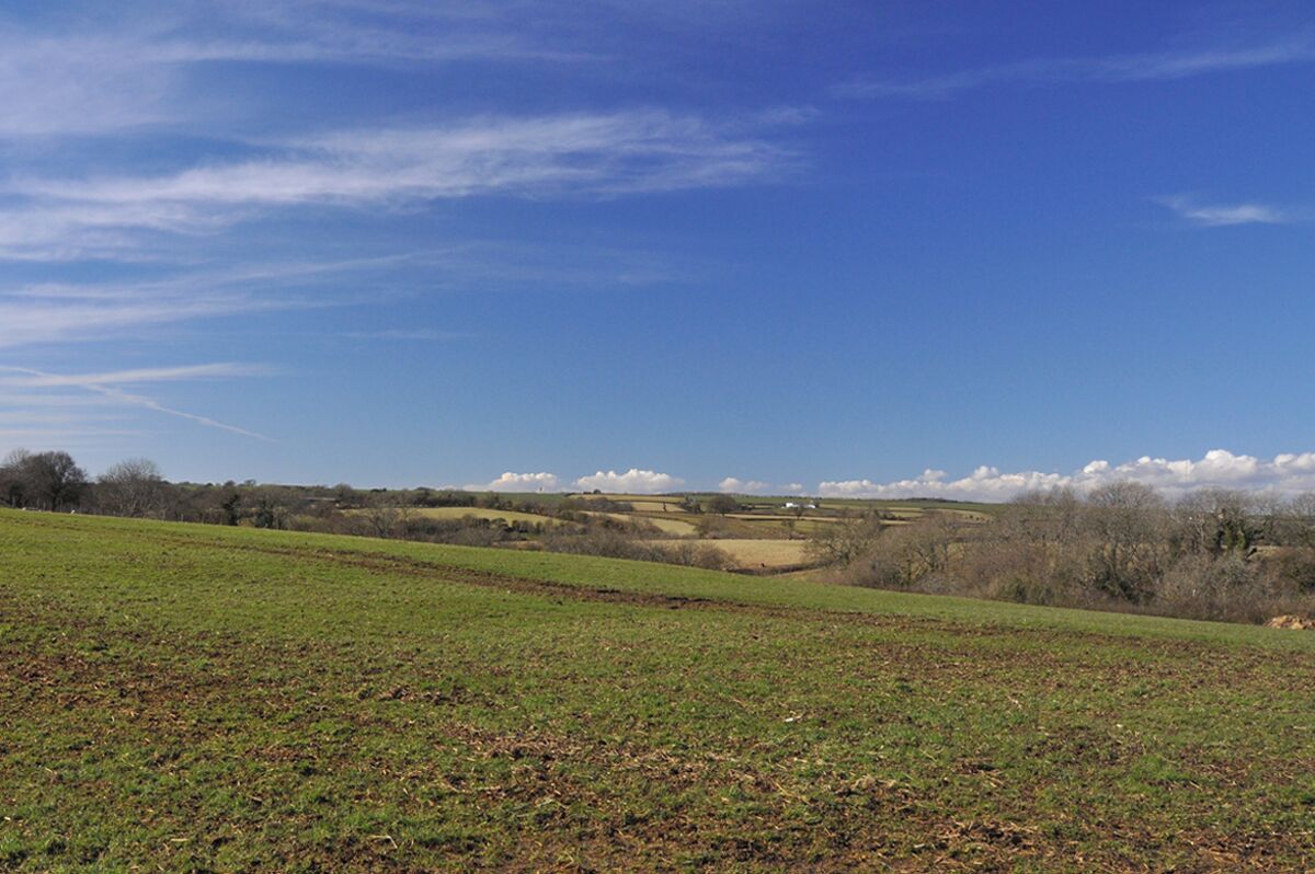 Above the valley of the Nant Llancarfan