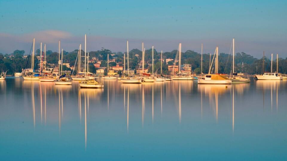 The sunrise at the Kogarah Bay