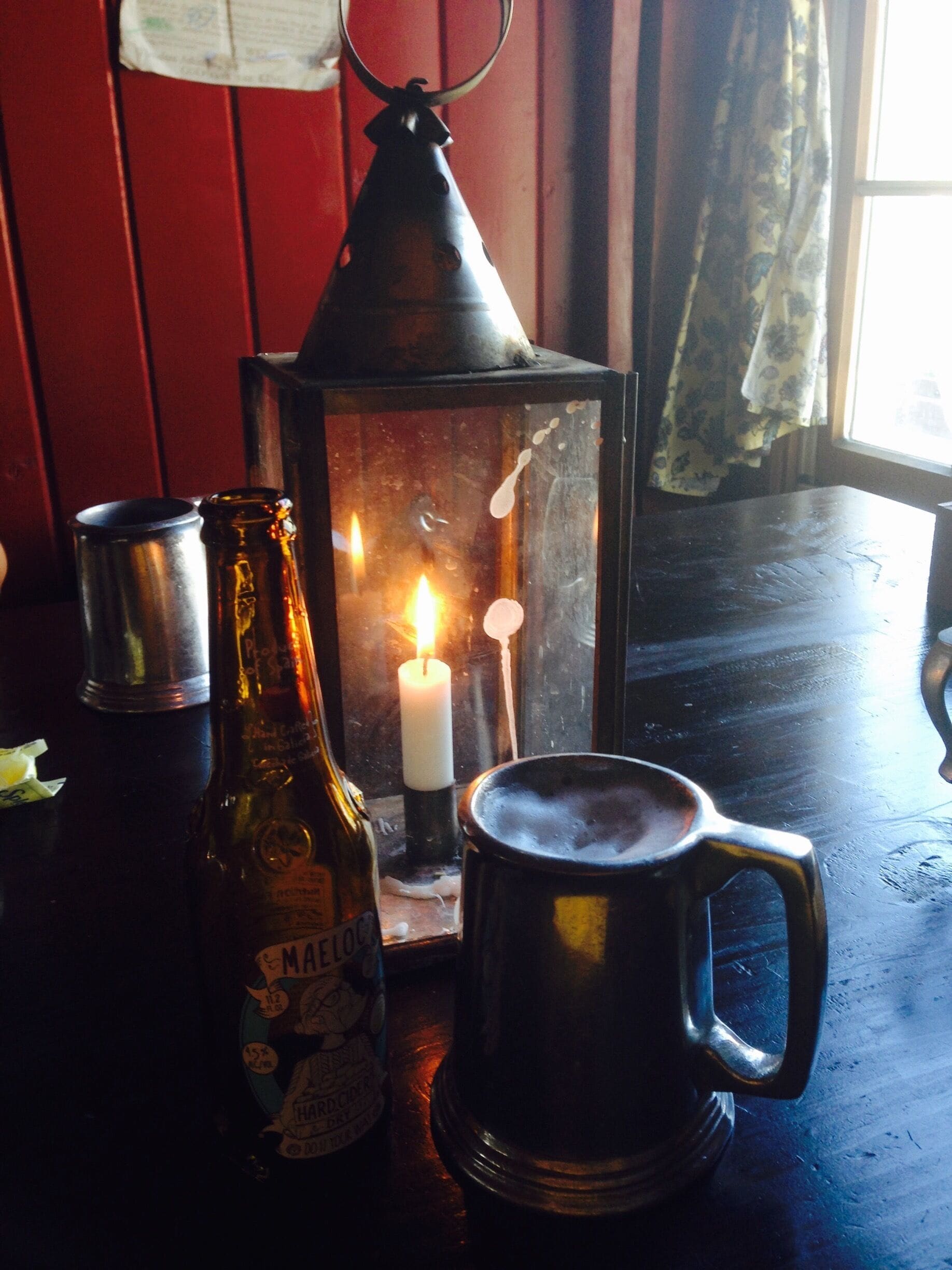 Fantastic homemade food and cold tankers of ale! 