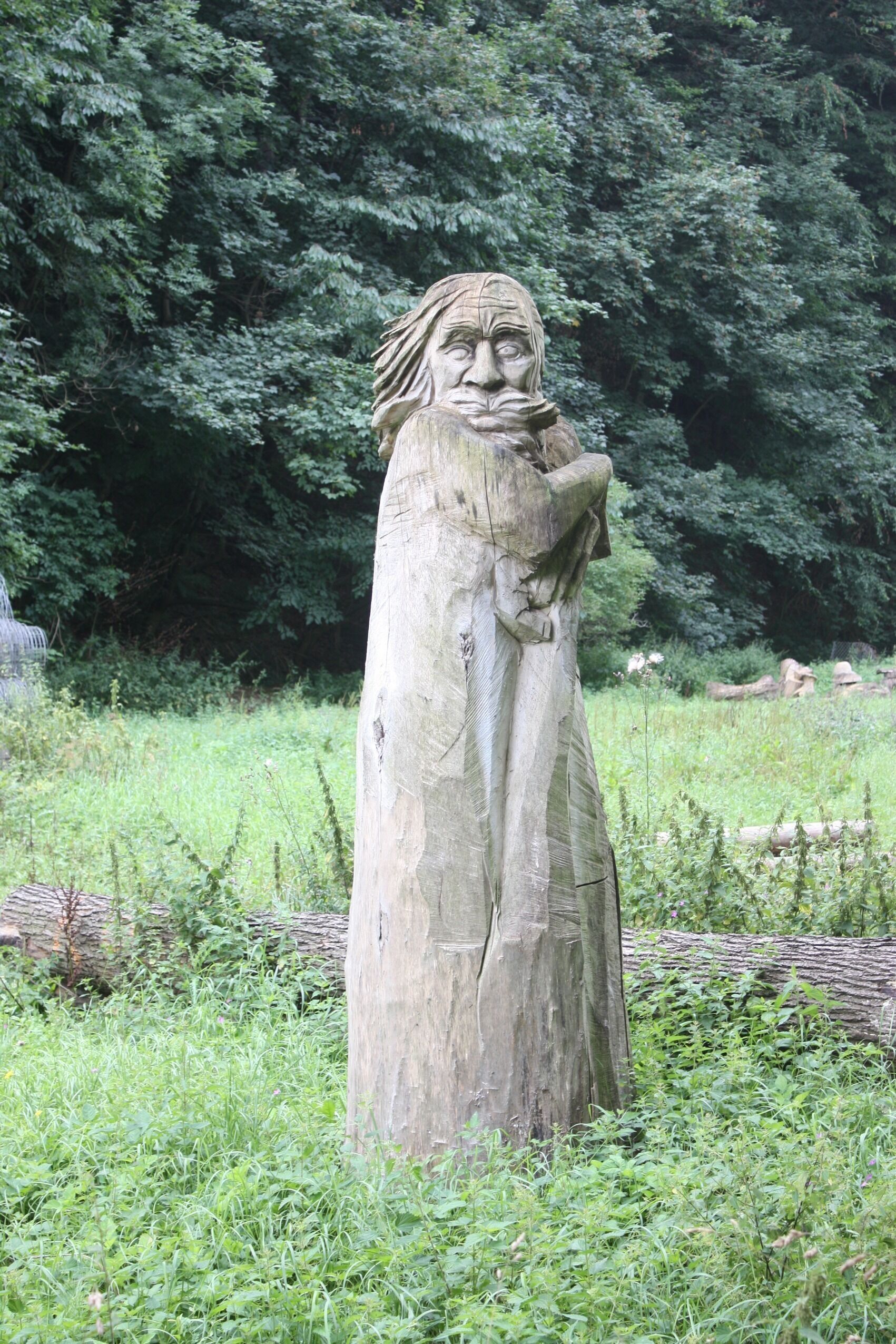 Garnbach (Wiehe), wooden sculpture