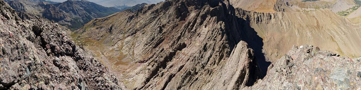 Crestone Needle Summit Panorama