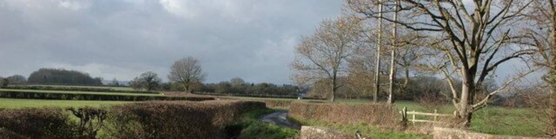 Bridge over brook named Letton Lake The bridge is on the road between Norton Wood and Hursley