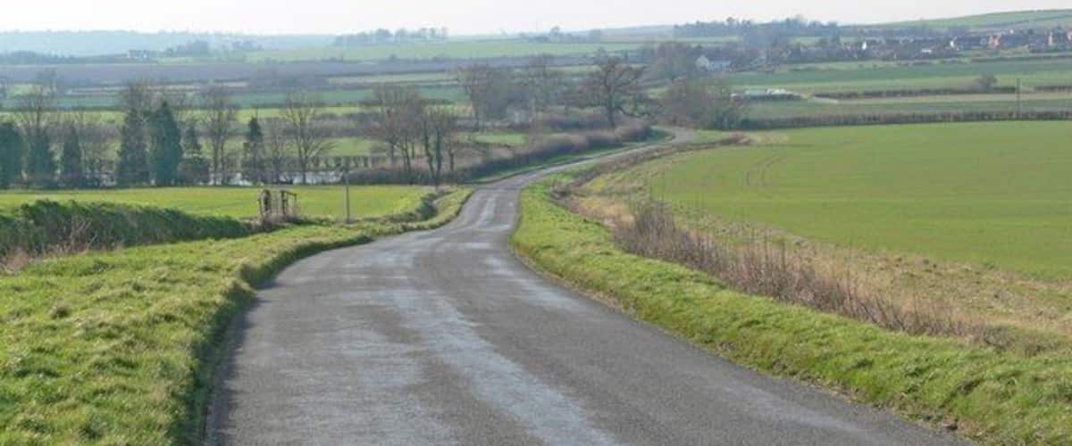 Orton Road towards Warwickshire