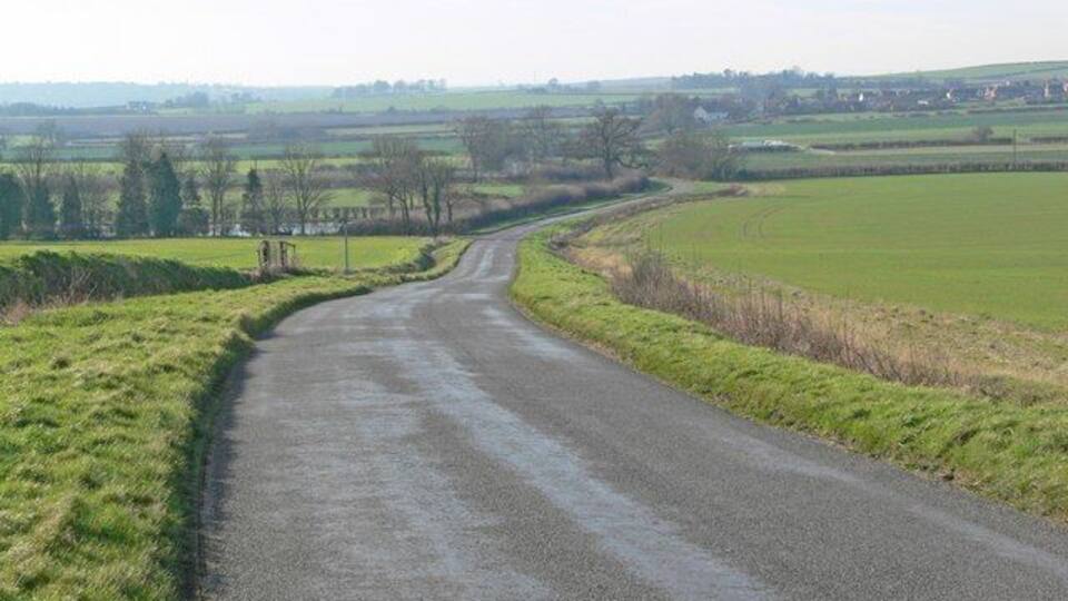Orton Road towards Warwickshire