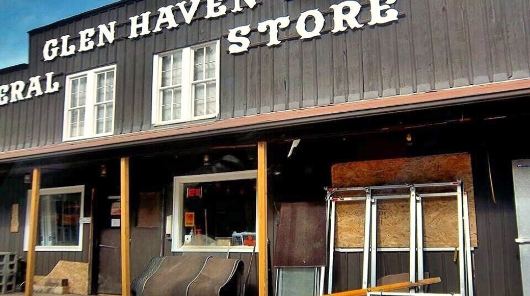 The ol' favorite general store looks a little bit different since last September's floods nearly wiped the town out!