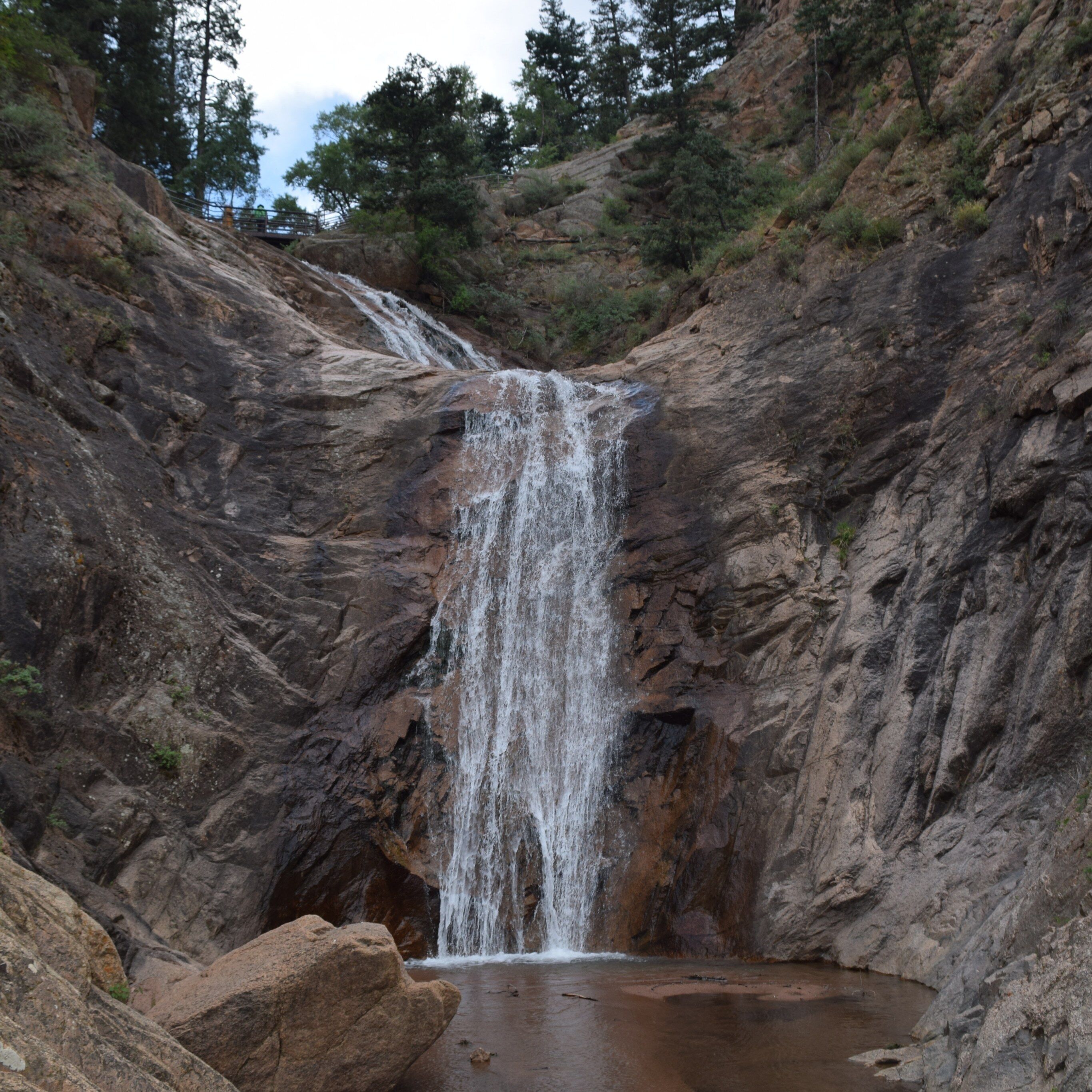 One of the amazing waterfalls at Seven Falls.  In addition to the waterfalls, there are wonderful hiking trails.