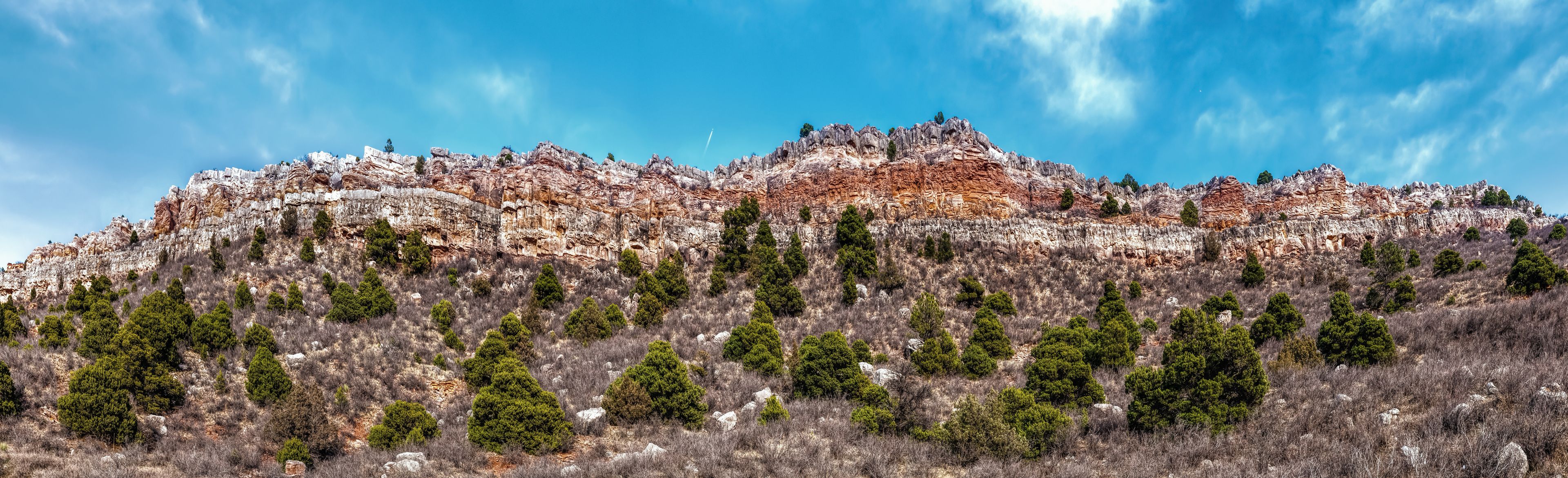 The Cliff Side Of the Livermore Bowl - A Cliff Side View of the Livermore Bowl in the Colorado Rockies