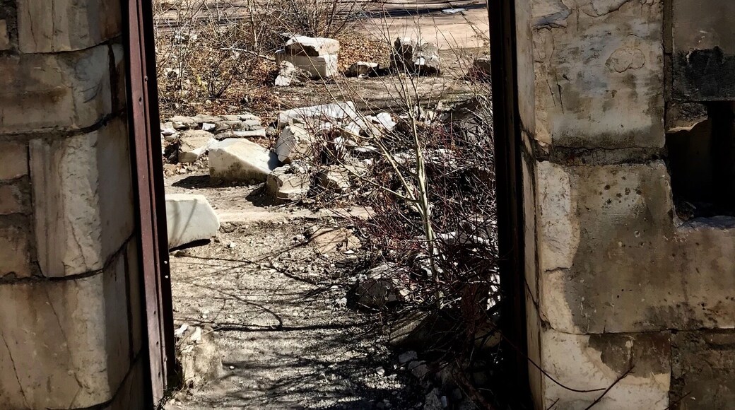 Marble factory ruins.