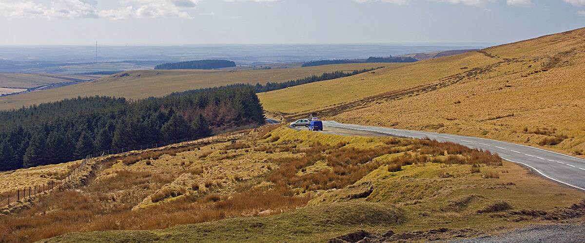 B4329 south of Bwlch-gwynt