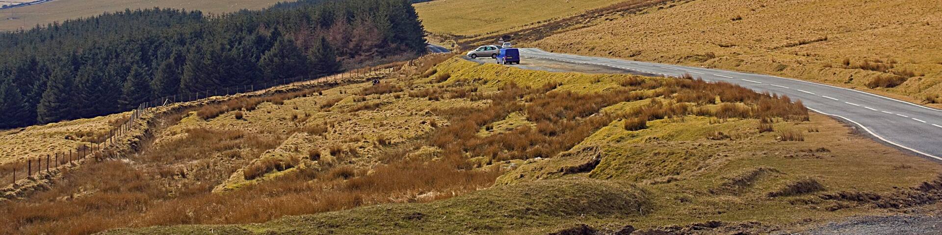 B4329 south of Bwlch-gwynt