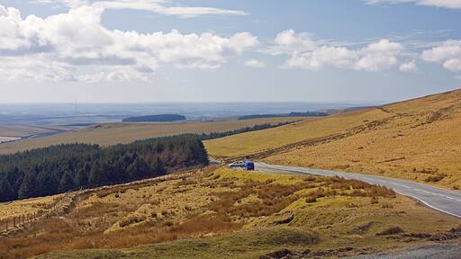B4329 south of Bwlch-gwynt