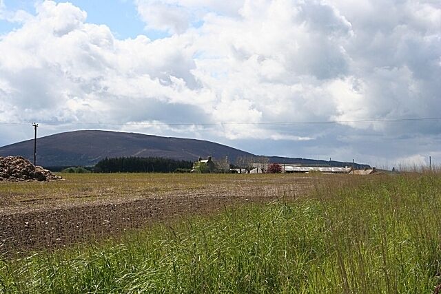 Muckletown The sign at the end of the farm road reads Muckleton. The hill in the background is Meikle Balloch.