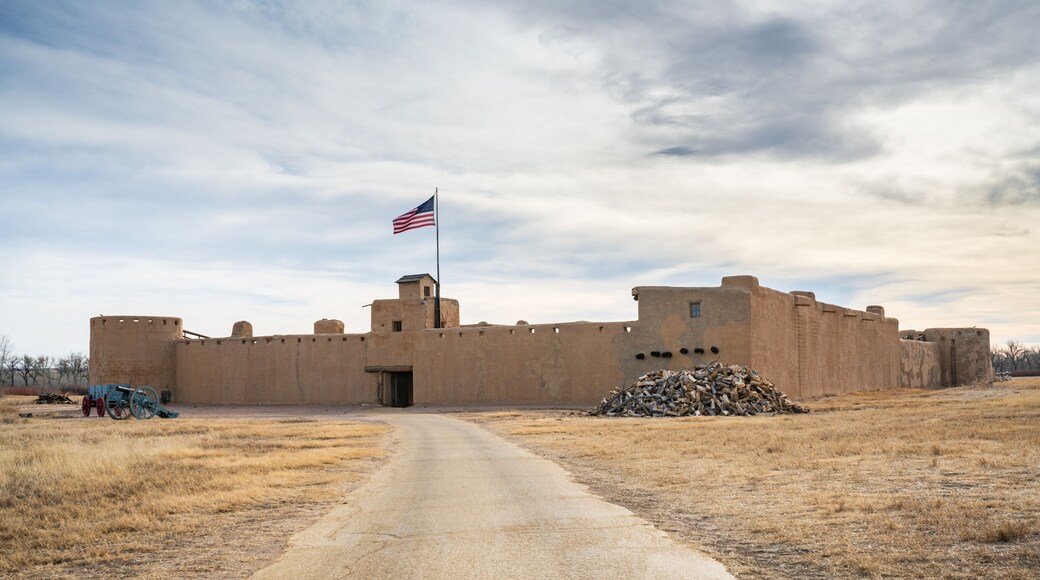 The American Flag Flying Above Bent's Old Fort National Historic Site, Colorado