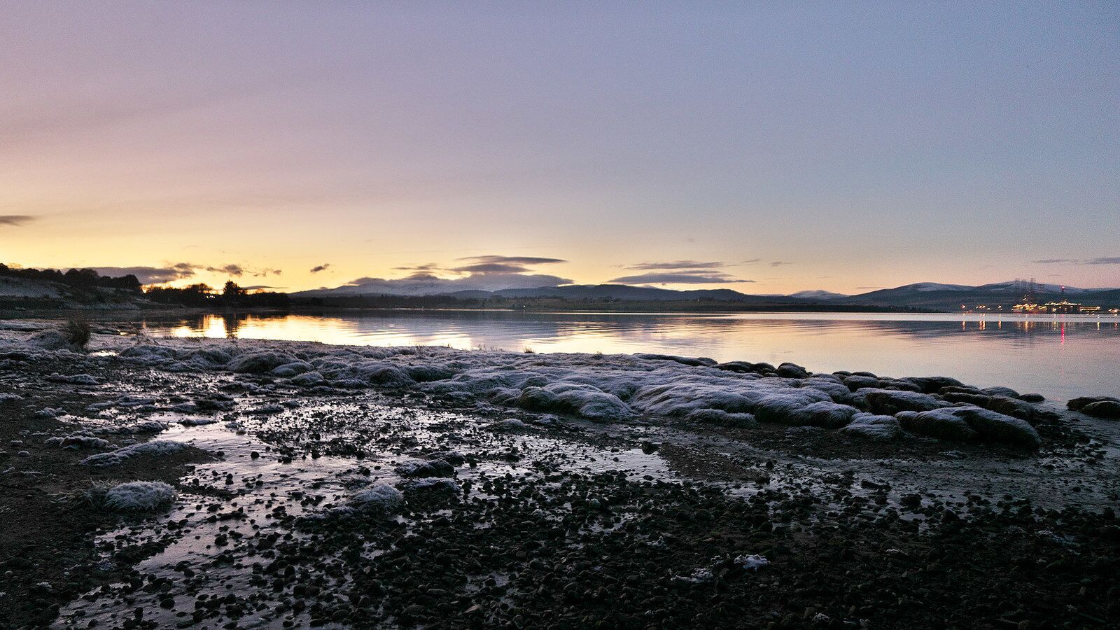 Darkness falls, Udale Bay