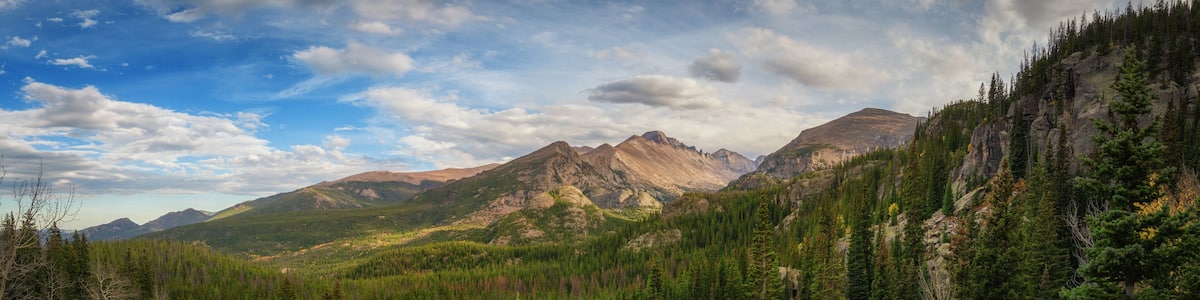 Rocky Mountains National Park Panorama
