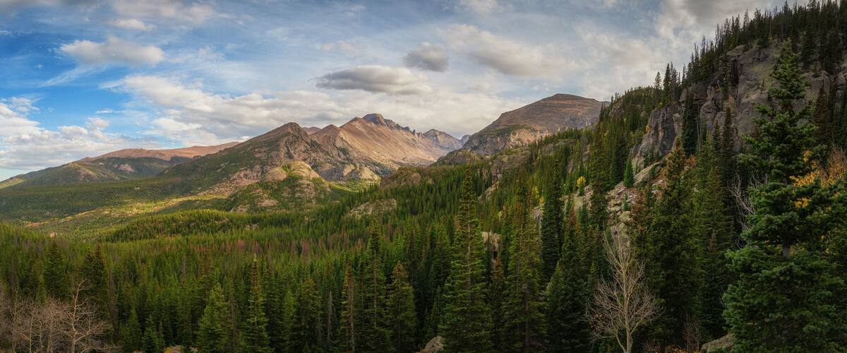 Rocky Mountains National Park Panorama