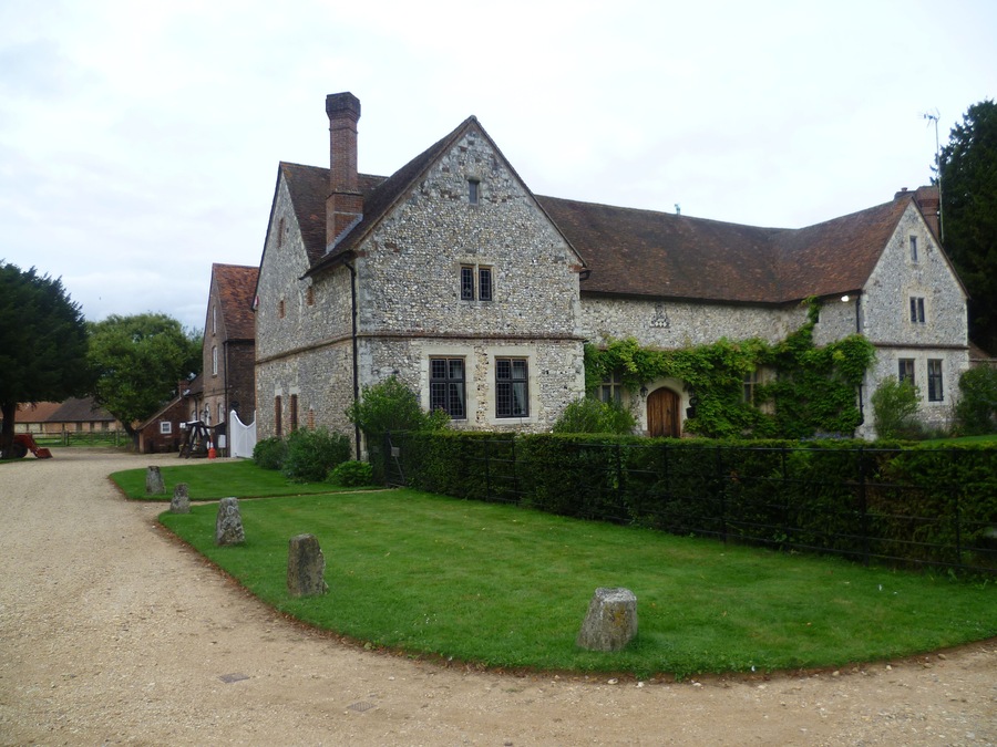 The stables at Chawton House Pevsner says that the best thing at Chawton House is the Stables. These date from 1591. © Copyright Ian Yarham and licensed for reuse under this Creative Commons Licence.