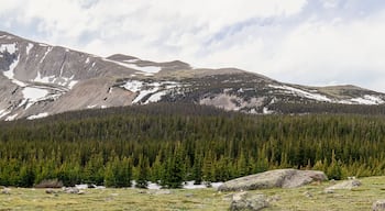 Brainard Lake and Indian Peaks near Nederland, Colorado, on a spring day