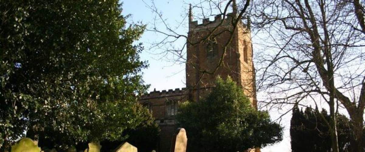 Church path Path to All Saints' church from the north gate