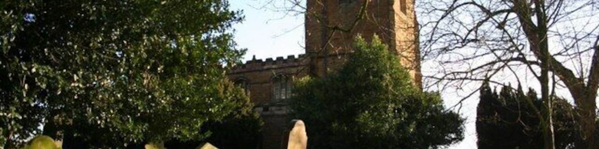 Church path Path to All Saints' church from the north gate