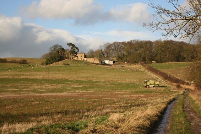 Castle Farm Crenelated 19th century farmhouse near Tealby