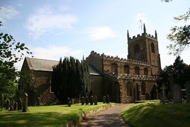 All Saints' church. The north side of All Saints' church catching some light from the early evening summer sun