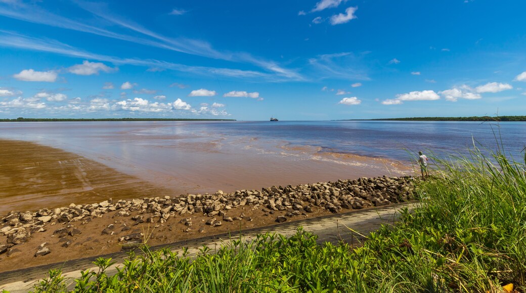 The Suriname River At Nieuw Amsterdam In The Commewijne District