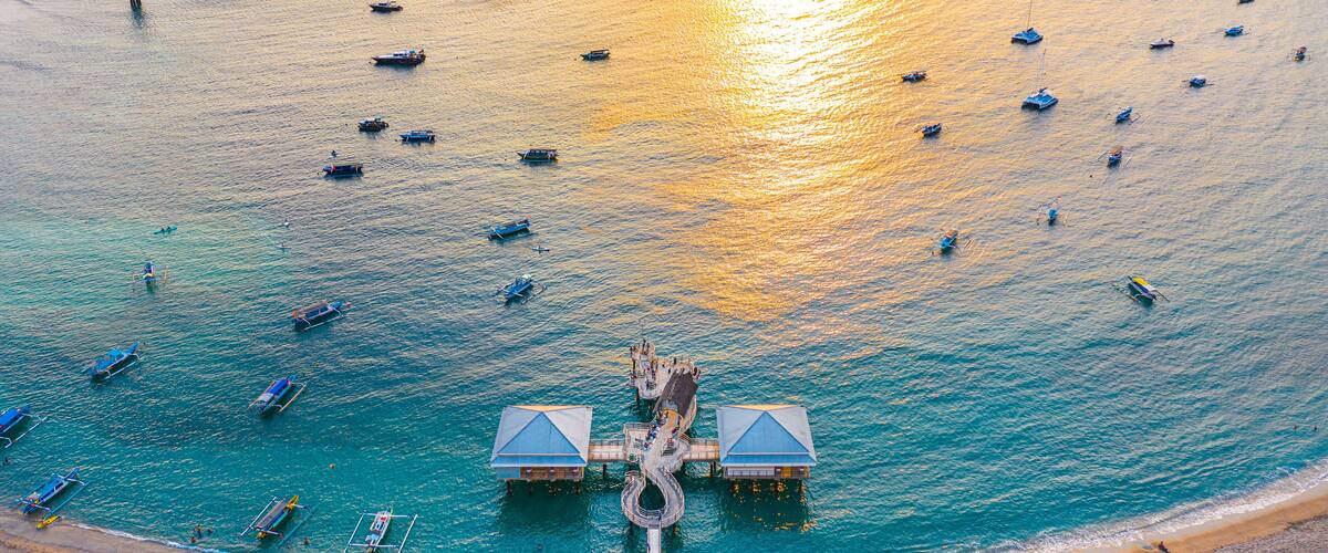 Senggigi Gecko 🦎 jetty at Sunset
