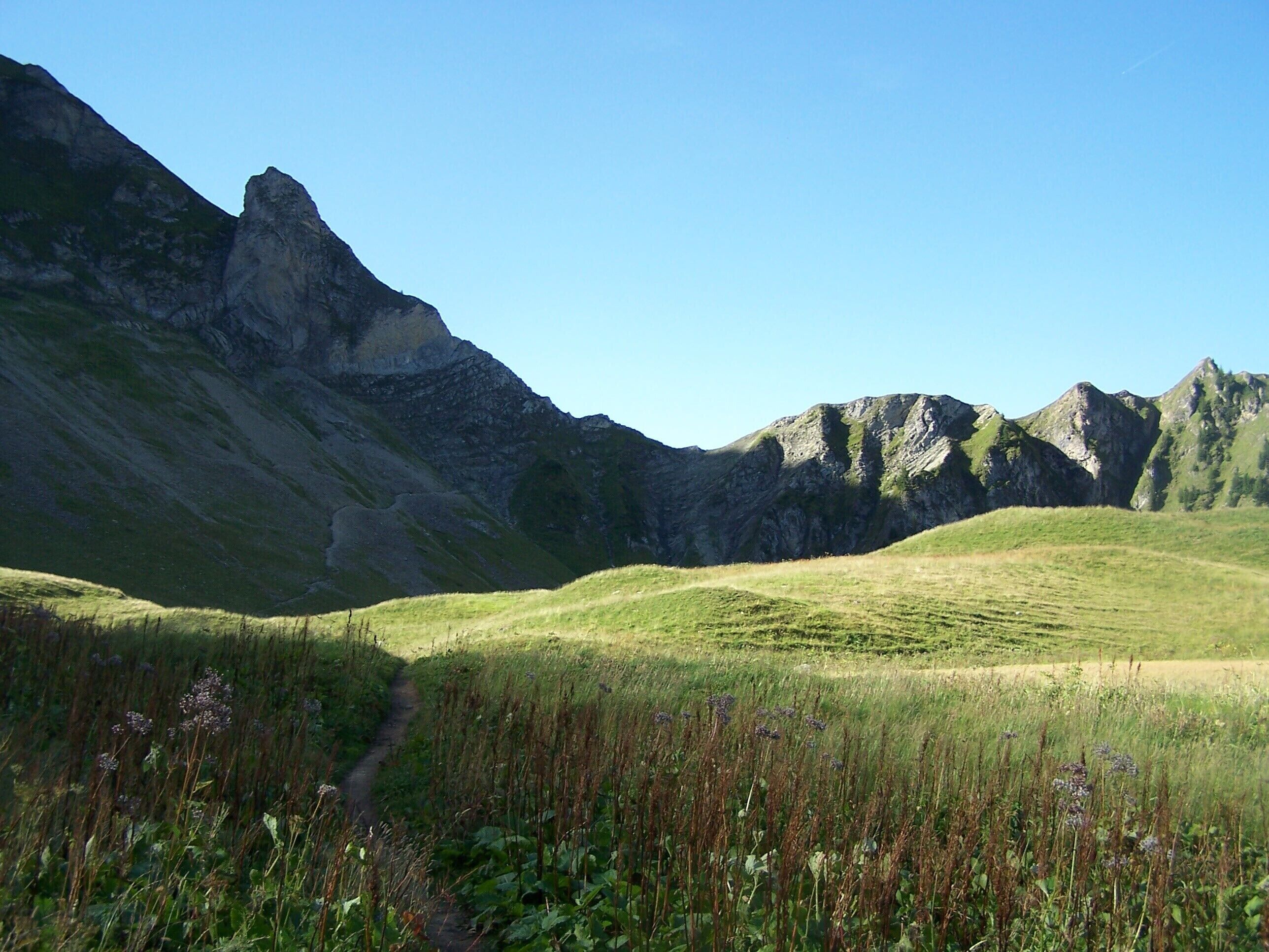 Au loin le col de Saussaie