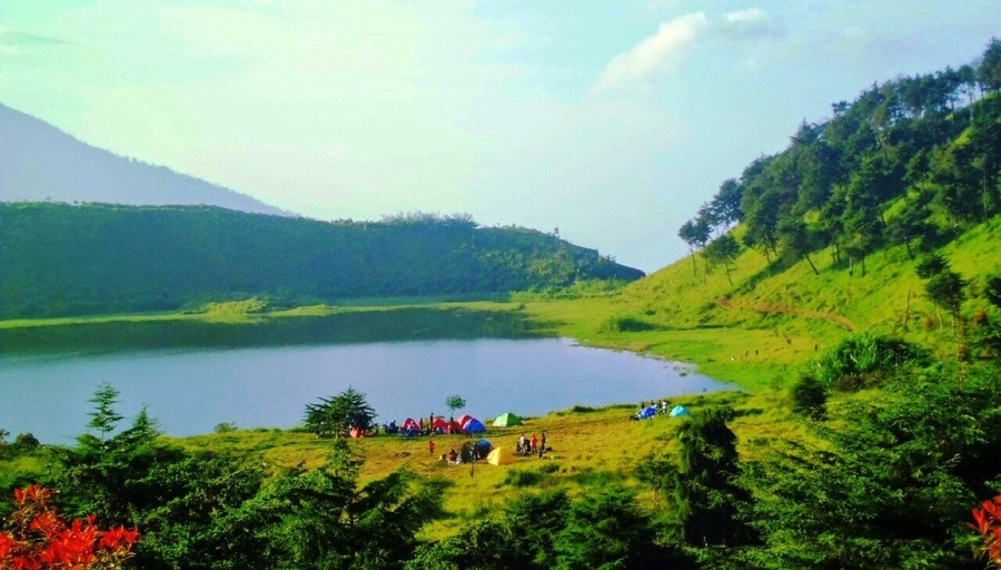 Dringo Lake. One of hidden lake on Dieng Plateau. November 2014.
