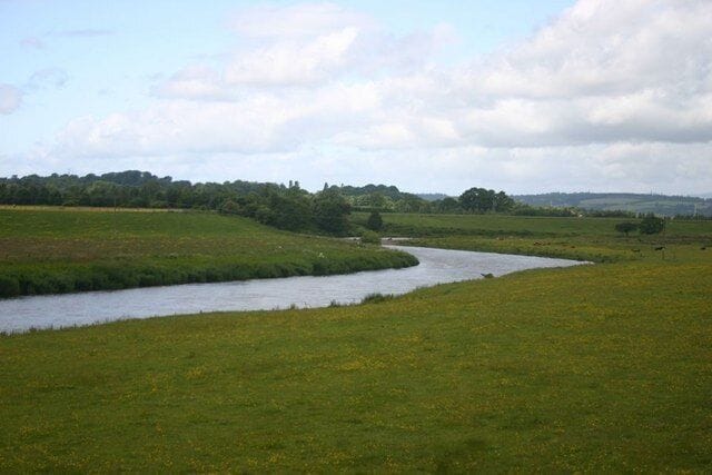 River Earn Bend on River Earn near Home farm