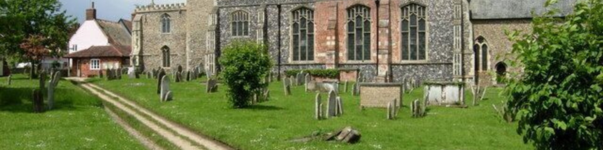 Debenham Church. Debenham is an ancient place, mentioned in the Domesday Book and it is said the Saxon kings of East Anglia sometimes held their court here. The church is dedicated to St Mary.