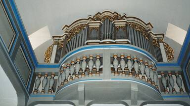 Pfiffelbach, the village church - the organ