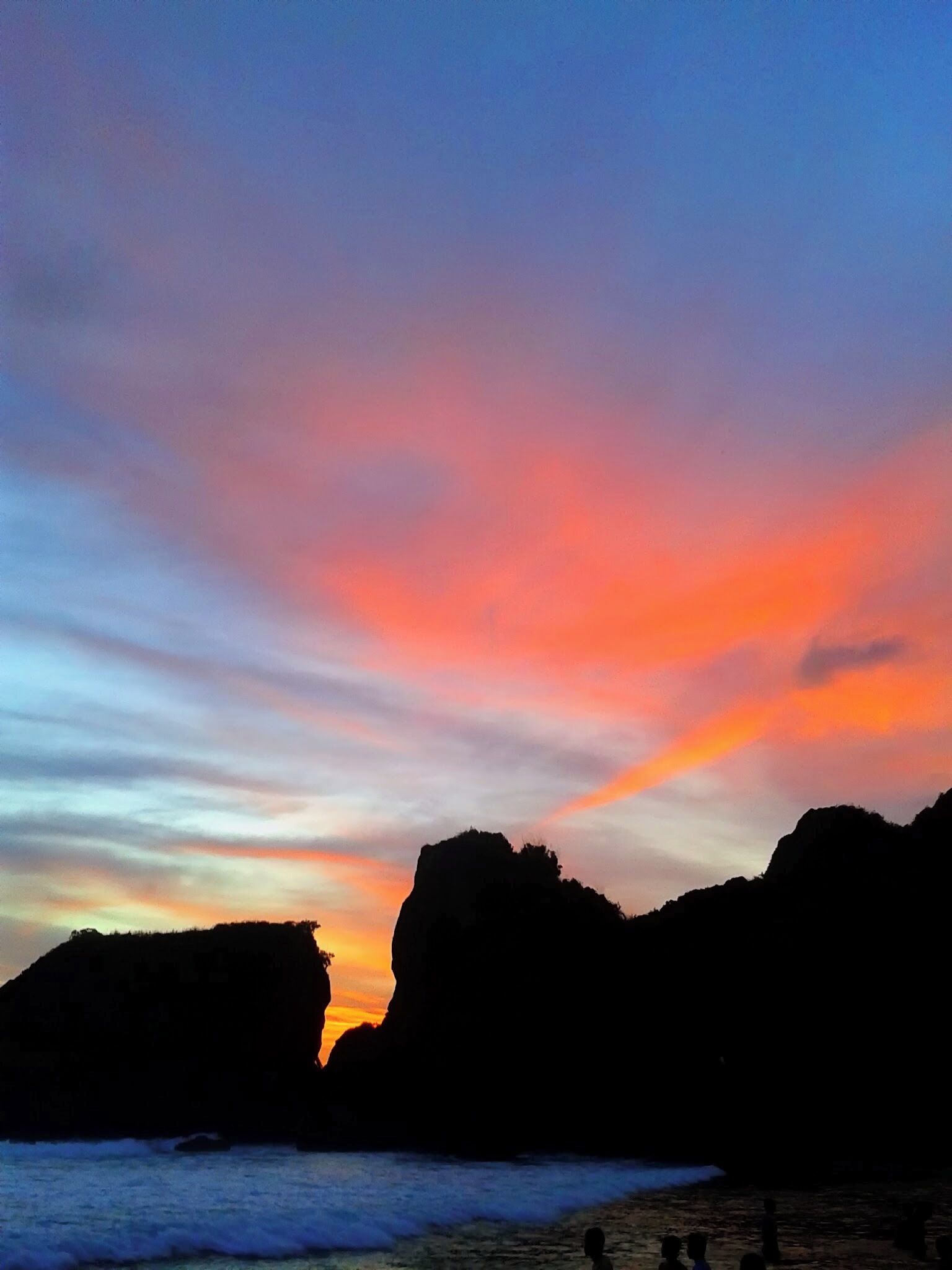 Dawn at Siung Beach. December 2014.