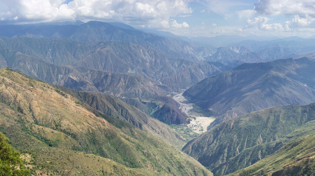 panorama of the Chicamocha's canyon at Santander Colombia