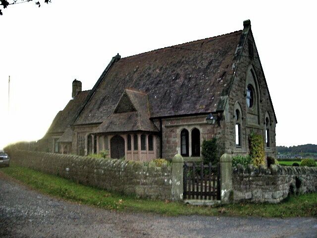 Former a Primitive Methodist chapel opposite Moston Lodge, Stanton upon Hine Heath, Shropshire. Now converted into a private house.
