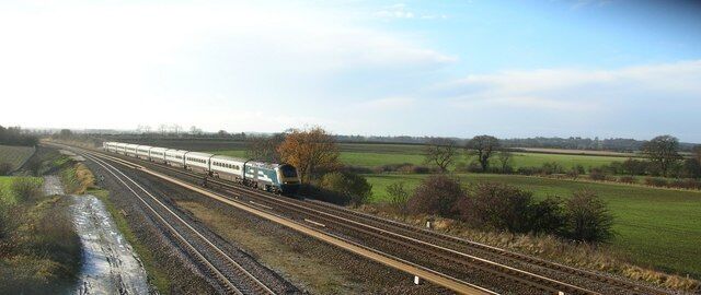 Train approaching Bolton Percy A train approaches the former station at Bolton Percy heading to York from Leeds (travelling towards the camera).