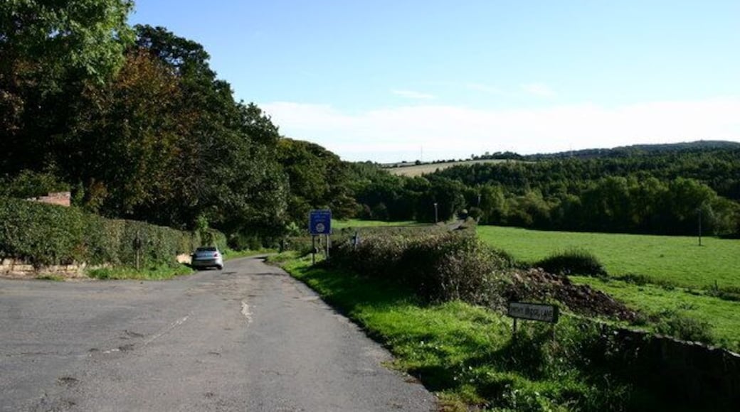 Smithy Bridge Lane Looking South East down Smithy Bridge Lane from the junction with Beachouse Road