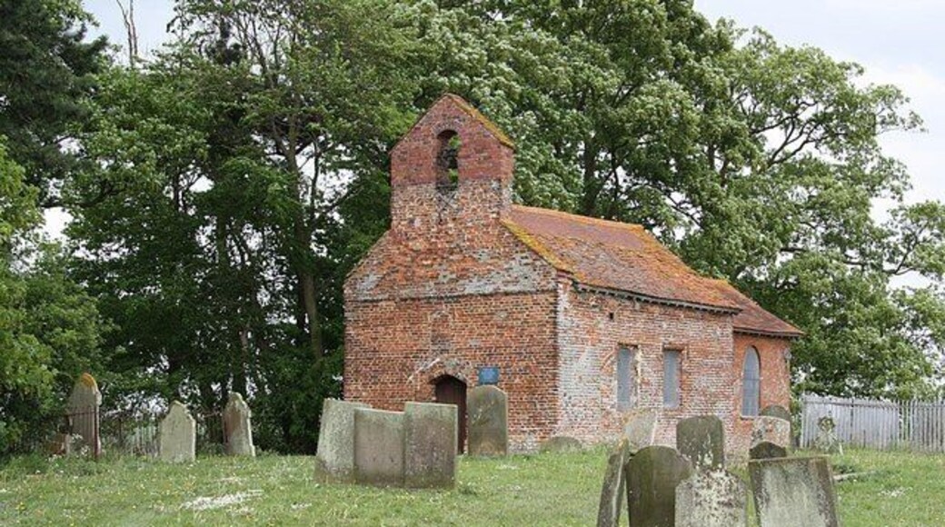 St.George's church Redundant sixteenth century brick church at Goltho, about all that remains of the medieval village